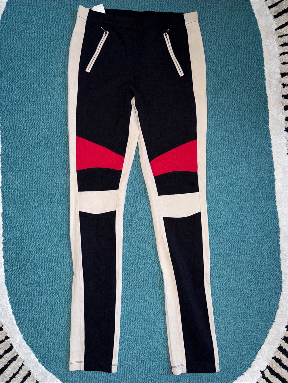 Vintage BCBG Moto Leggings